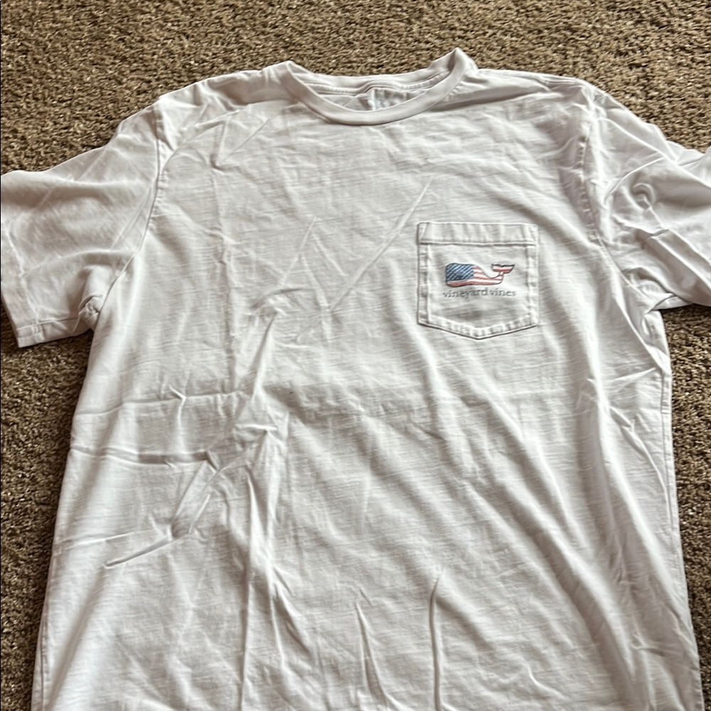 Vineyard Vines White Short Sleeve Tee